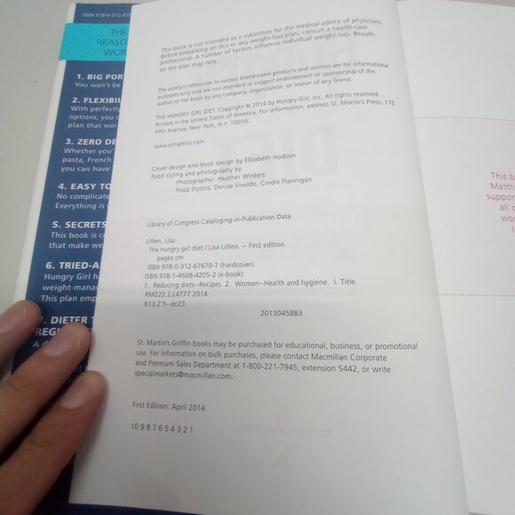 The Hungry Girl Diet Book by Lisa Lillien 4-Week Jump-Start Big Portions & Real - Picture 7 of 7